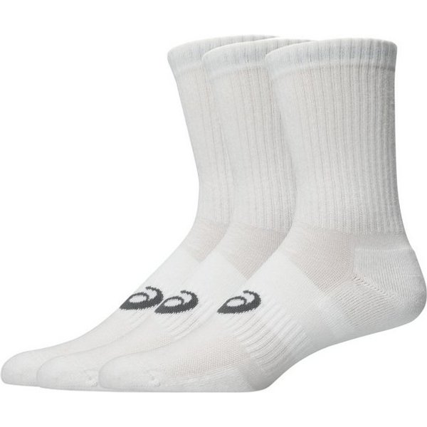 Asics Laufsocken 3 PACK CREW SOCK Atmungsaktiv, Gedämpfte Sohle, Anatomische Passform