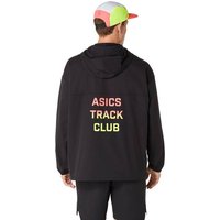 ASICS Unisex ATC RELAXED PULLOVER JACKET RELAXED, Größe L in Schwarz