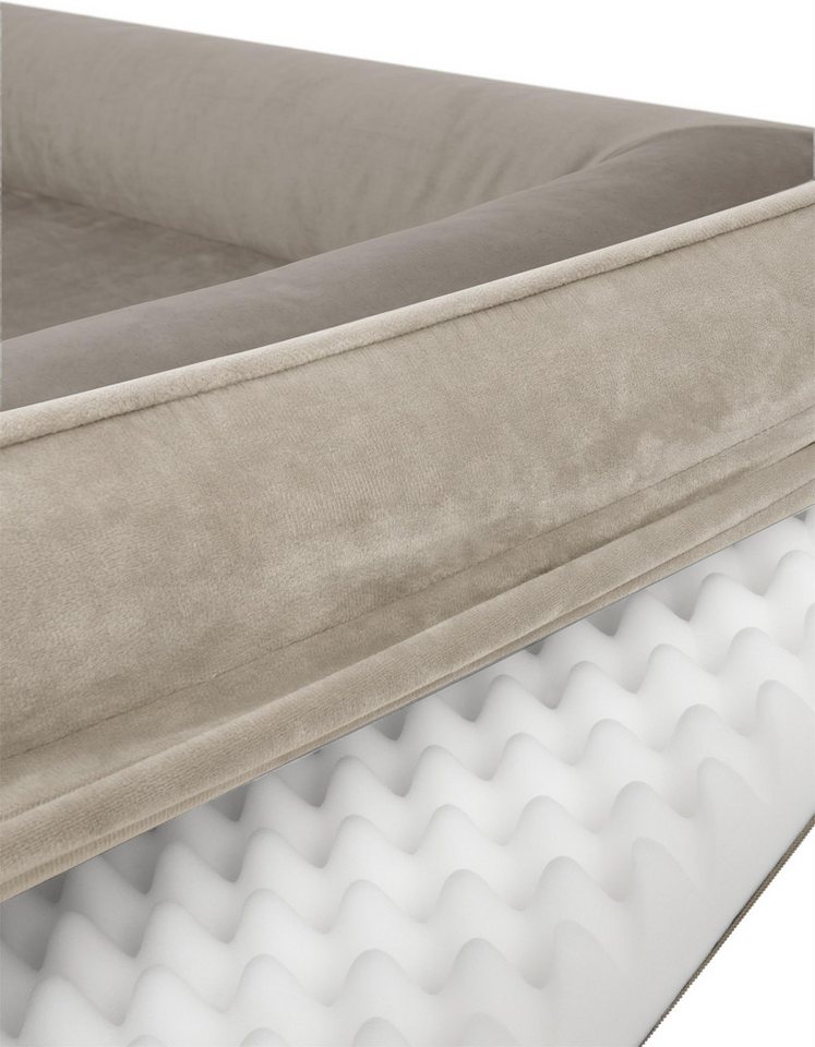 Aspero Tierbett Katzenbett Kotka, 100 % Polyester, Kuschelbett für Katzen mit abnehmbarem Bezug – Bild 5 von 5