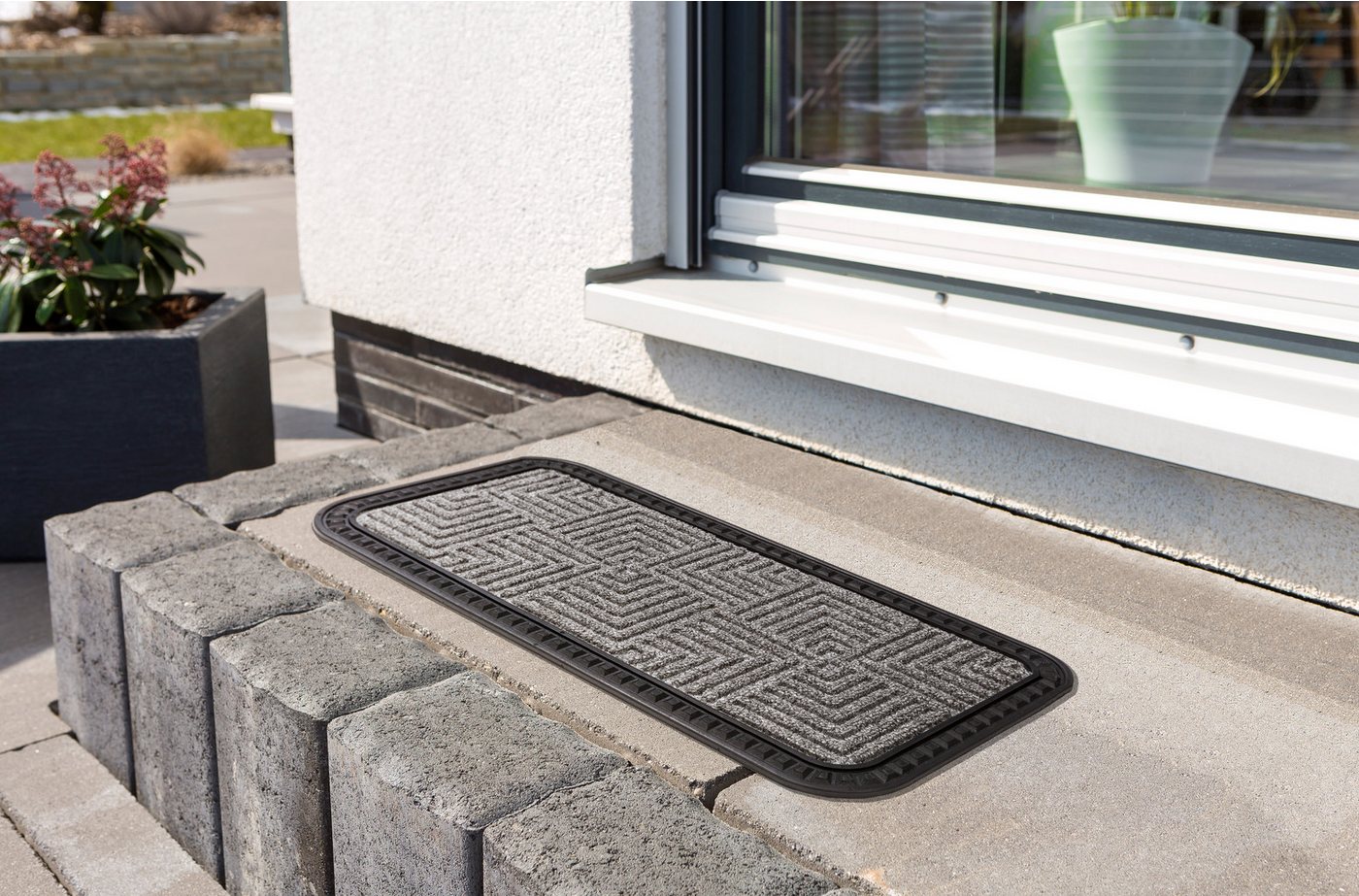 ASTRA Fußmatte Border Star 2, rechteckig, Höhe: 8 mm, Schmutzfangmatte, In -und Outdoor geeignet – Bild 2 von 5