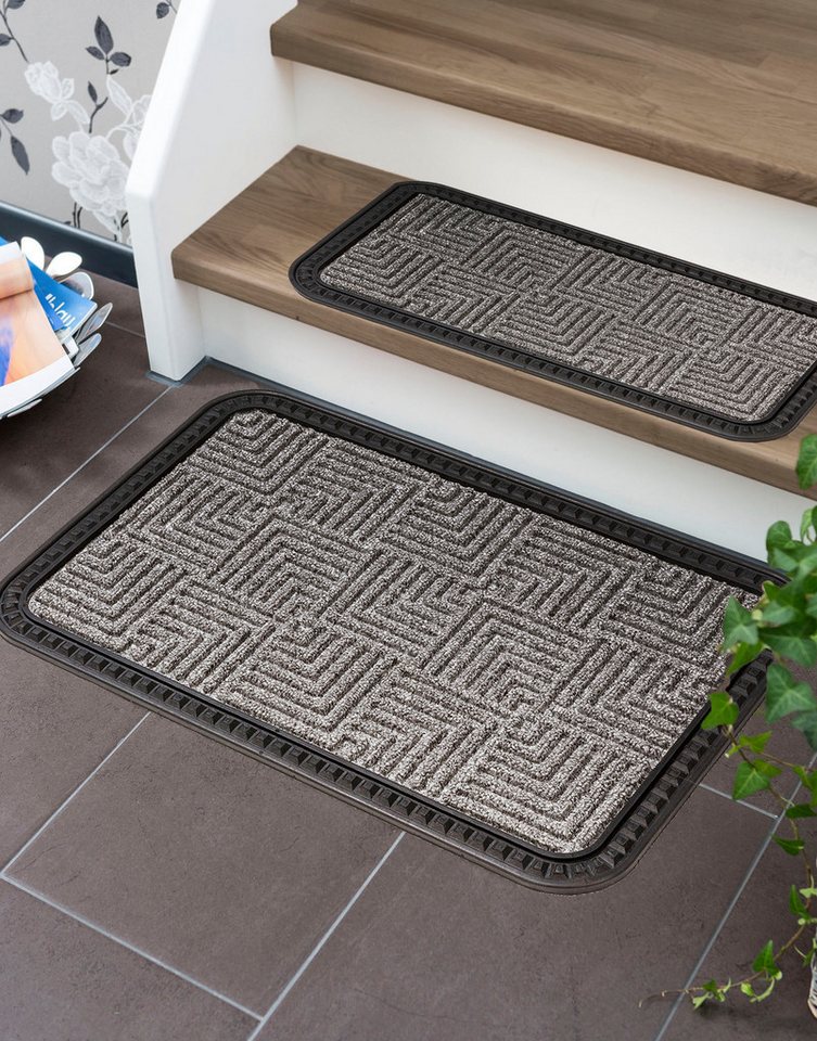 ASTRA Fußmatte Border Star 2, rechteckig, Höhe: 8 mm, Schmutzfangmatte, In -und Outdoor geeignet – Bild 2 von 4