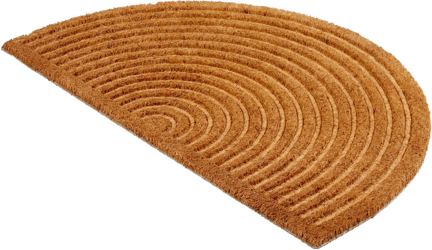 ASTRA Fußmatte Coco Shape 007, Höhe: 15 mm, Türmatte, Kokos, halbrund, rutschfest – Bild 3 von 5