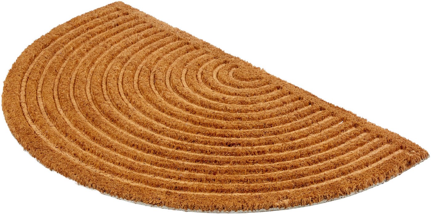 ASTRA Fußmatte Coco Shape 007, Höhe: 15 mm, Türmatte, Kokos, halbrund, rutschfest – Bild 4 von 5