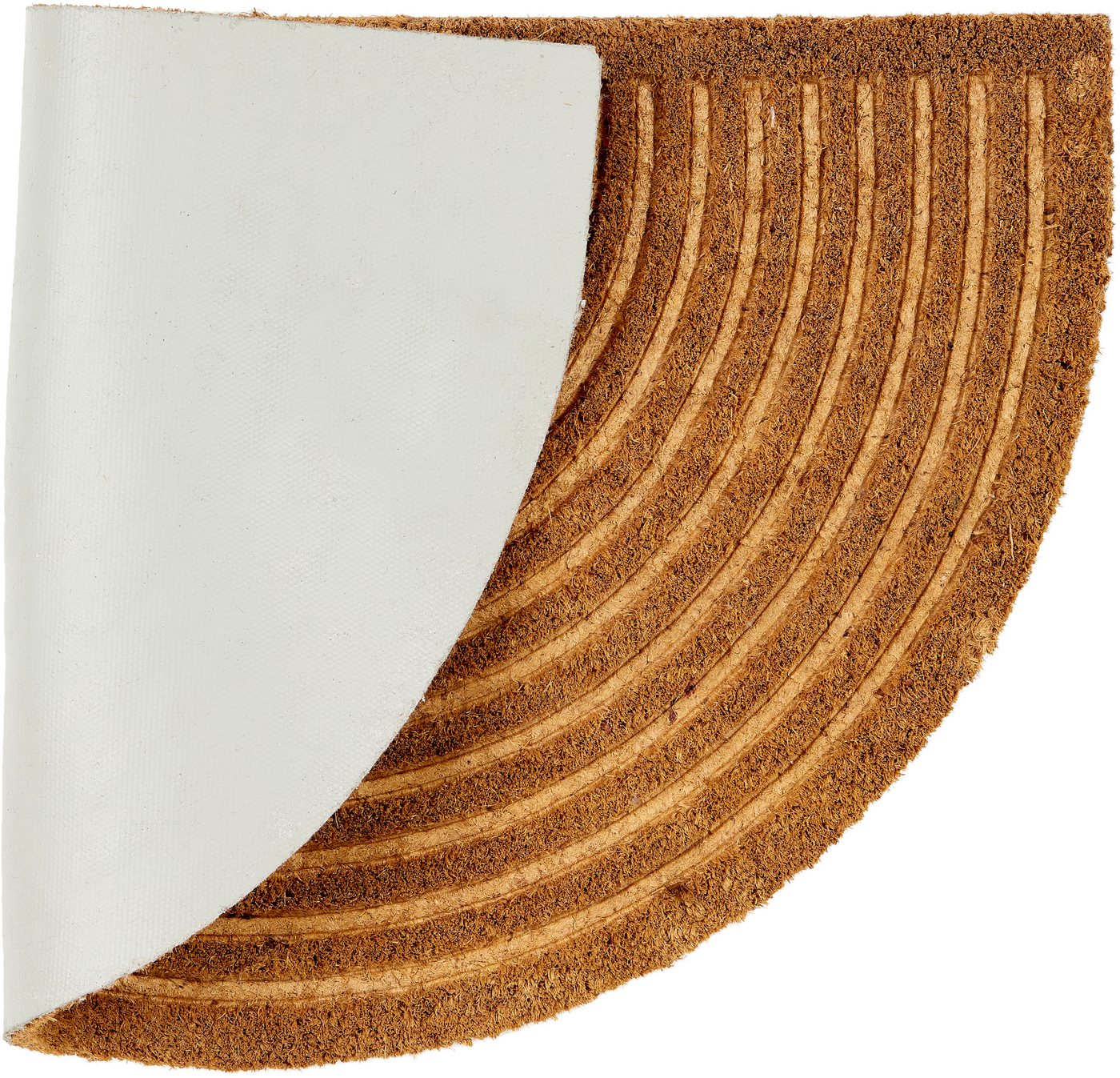 ASTRA Fußmatte Coco Shape 007, Höhe: 15 mm, Türmatte, Kokos, halbrund, rutschfest – Bild 5 von 5