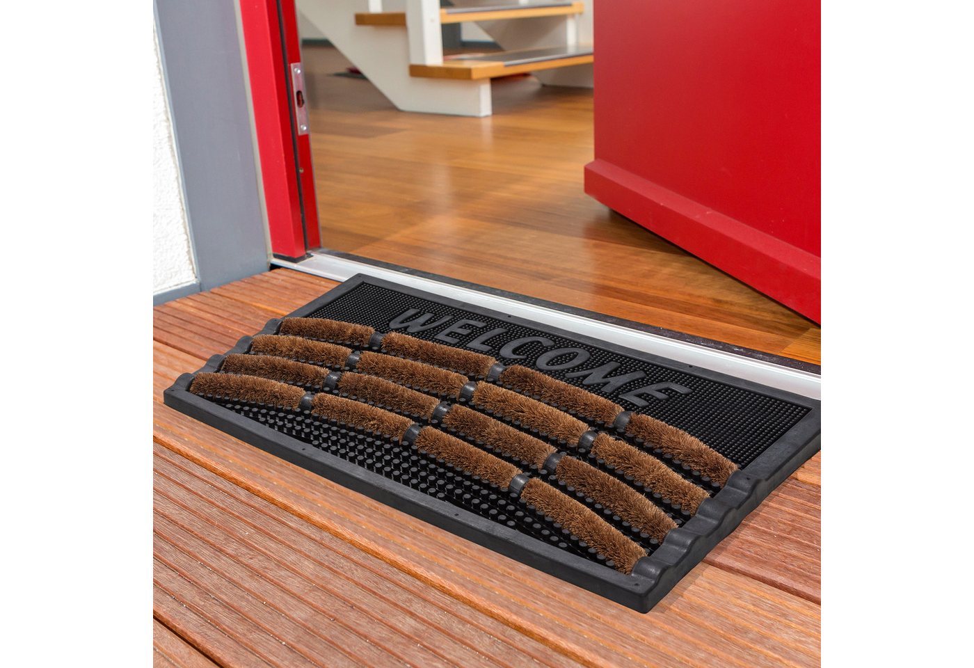 ASTRA Fußmatte Rimini, rechteckig, Höhe: 30 mm, Schmutzfangmatte, In- und Outdoor geeignet, 40x60 cm – Bild 2 von 5