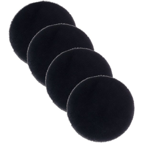 ASTRA Teppich Elda, rund, Höhe: 13 mm, runde Dekofelle im 4 er Set, kuschelweich, Wohnzimmer, Kinderzimmer