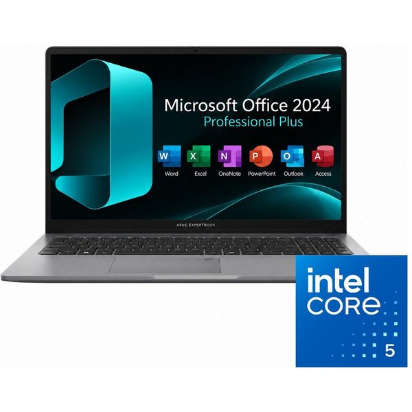 Asus ExpertBook P1 Notebook (39,6 cm/15.6 Zoll, Intel Core i5 210H, Intel Grafik, 8 GB, 256 GB SSD)