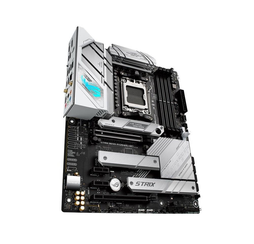 Asus ROG STRIX B650-A Mainboard Aura Sync RGB Beleuchtung, (GAMING WIFI Mainboard Sockel, 1-St., RAM 128 GB), AM, AM5, Ryzen 7000, ATX, DDR5 Speicher, USB 3.2 G – Bild 5 von 5