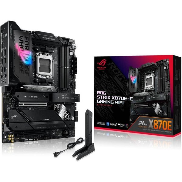 Asus ROG STRIX X870E-E GAMING WIFI Mainboard, ATX DDR5 PCIe 5.0 WiFi 7 AM5