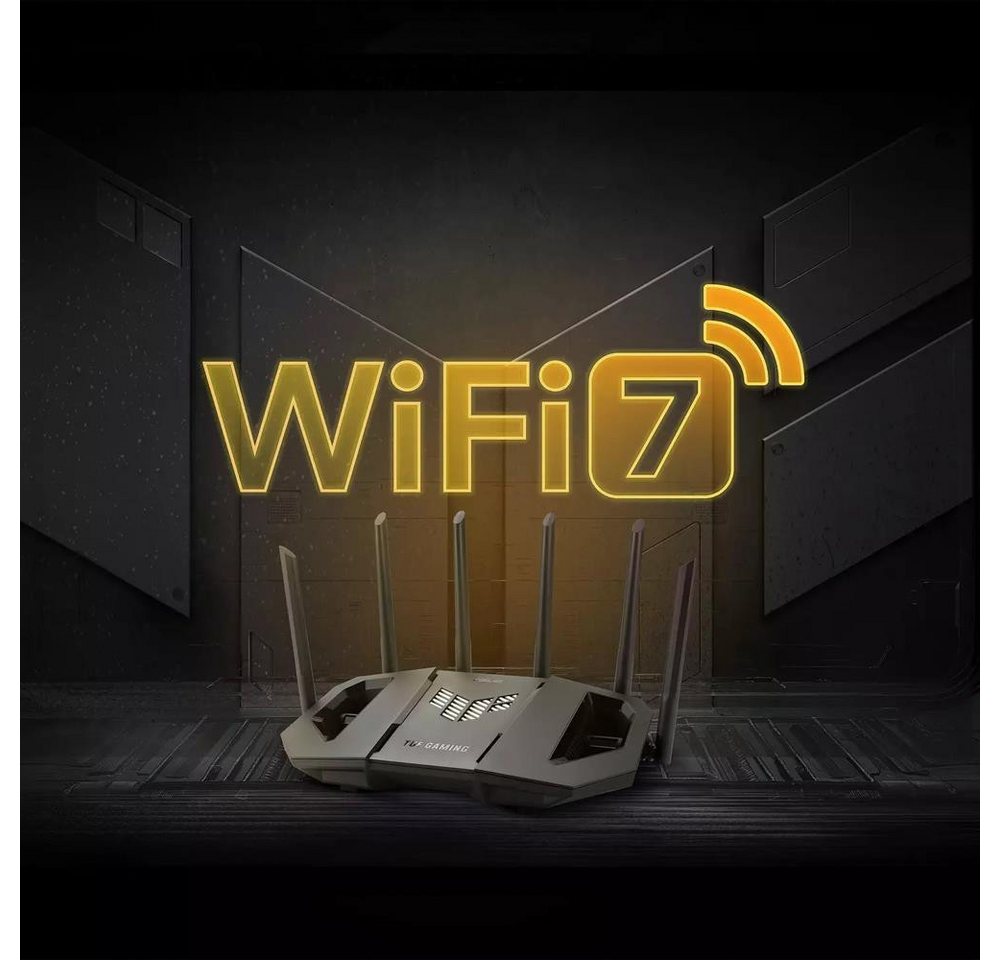 Asus TUF Gaming BE9400 WLAN-Router, Tri-Band WiFi 7, 4x 2.5G, Gaming-Router – Bild 3 von 5