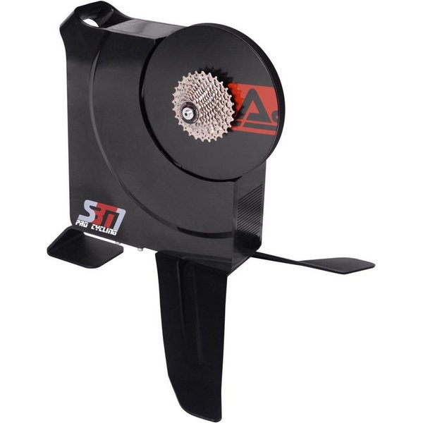 AsVIVA Rollentrainer SBT1 Smart Rollentrainer Direktantrieb, 2000 W, 20 % Steigung, ANT+, Direktantrieb, 2000 W Leistung, Bluetooth & ANT+ App-Konnektivität