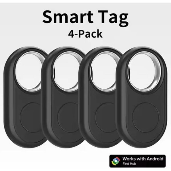 Athlix 4x GPS-Tracker, Smart-Finder, Kompatibel mit Google Find Hub GPS-Tracker (Hoher Datenschutz und sichere Standortübermittlung)