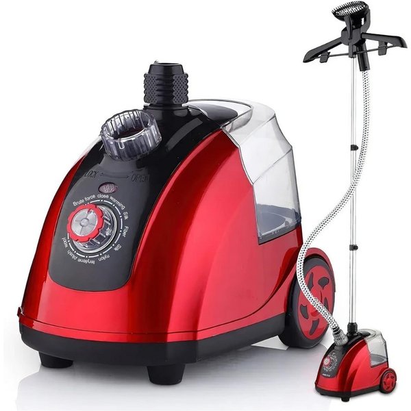 Athlix Dampfglätter Kleiderdampfer stehender Dampfglätter, 1,8 Liter Tank, 11 Stufen, 1800 W, Schutz gegen Trockenbrand & Überhitzung, 26 Sekunden Aufheizzeit