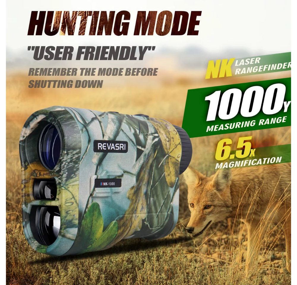 Athlix Entfernungsmesser Jagd-Laser-Entfernungsmesser, Golf-Rangefinder Messgerät, Modus-Speicherfunktion, Kontinuierlicher Scan-Modus – Bild 5 von 5
