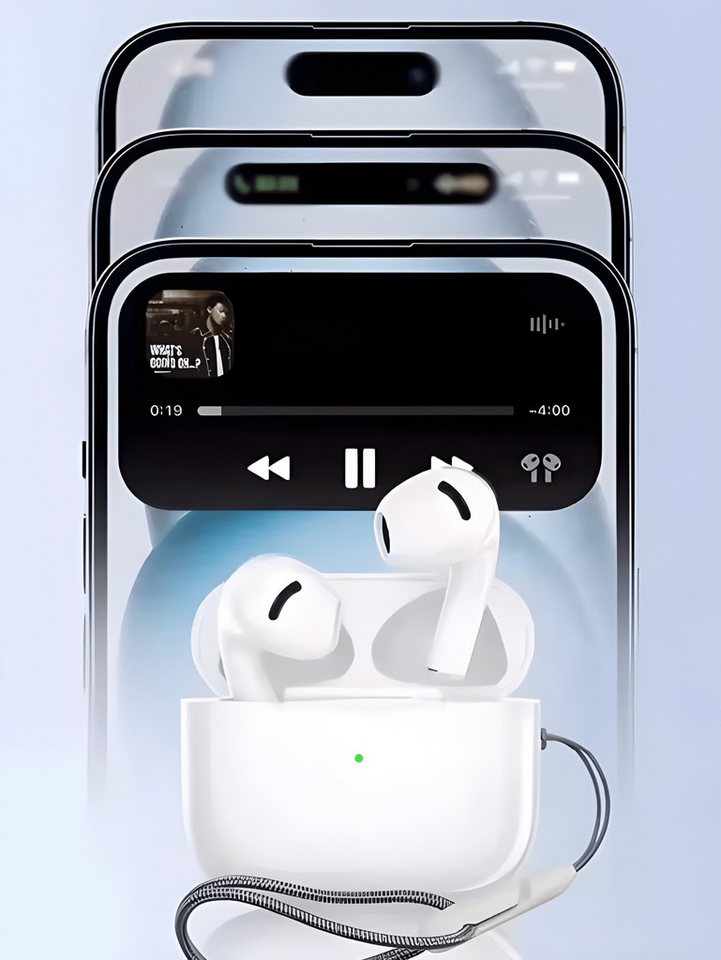 Athlix Kabellose Bluetooth Kopfhörer mit ANC 4. Generation In-Ear-Kopfhörer (Aktive Geräuschunterdrückung, 4 Std. Wiedergabe) – Bild 3 von 5