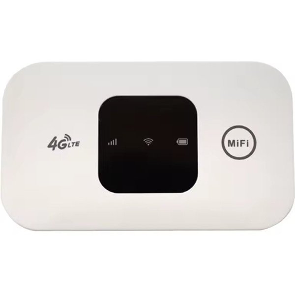 Athlix Reise-WLAN-Hotspot mit SIM-Steckplatz 4G Mobil 300Mbps WLAN-Router, LED-Display Stabile Verbindung Unterstützt 10 Geräte Outdoor