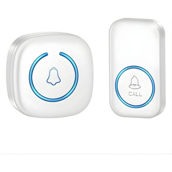 Athlix Smart Home Türklingel Intelligente Türklingel Kabellos mit 60 Klingeltönen Tür Klingel (Tür, 300m Reichweite, 3 Jahre Batterielaufzeit)