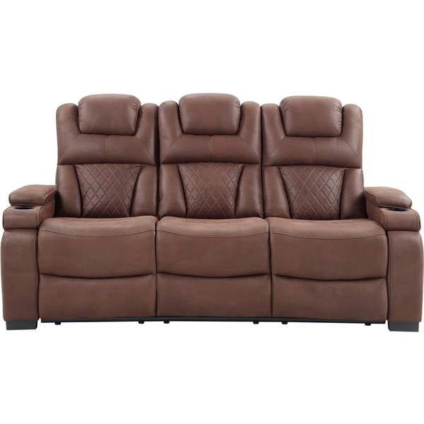 ATLANTIC home collection 3-Sitzer Faris, Kinosofa, inkl. Relaxfunktion, B: 208cm, Zwei Relaxfunktionen, klappbare Konsole mit Getränkehalter