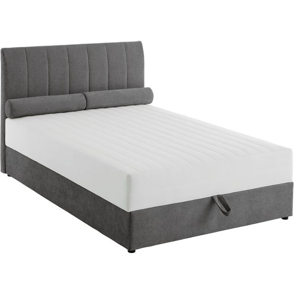 ATLANTIC home collection Boxbett ALISIA, mit Taschenfederkern, Bettkasten und Kissenrolle im Originalbezug
