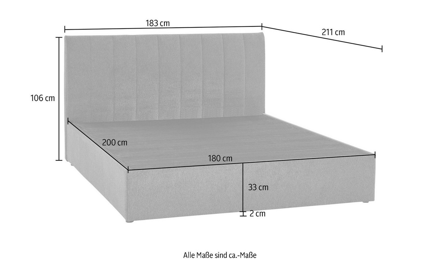 ATLANTIC home collection Boxbett Alva, wahlweise mit Matratze, wahlweise mit Matratze und Topper – Bild 5 von 5