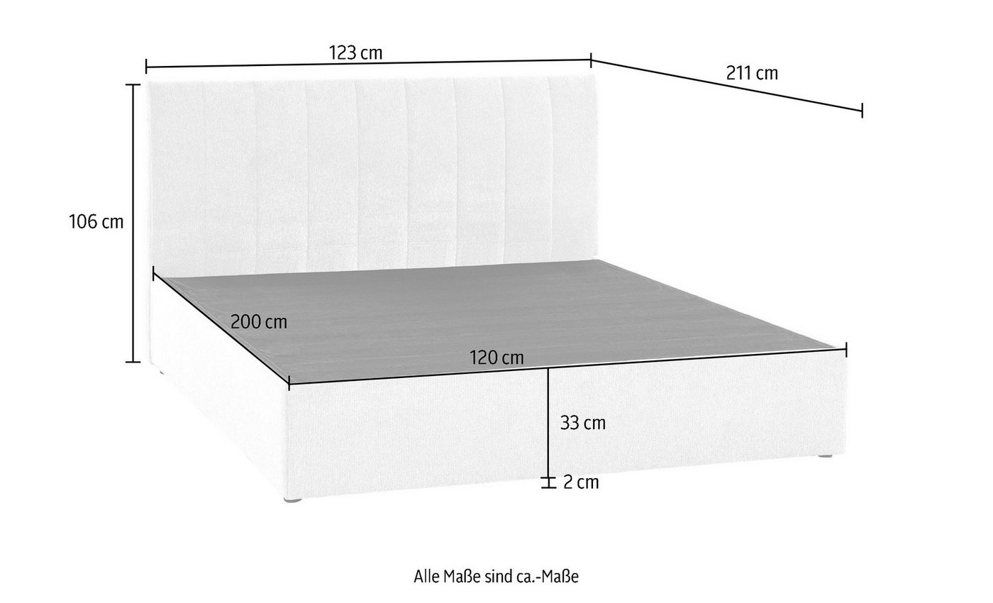 ATLANTIC home collection Boxbett Alva, wahlweise mit Matratze, wahlweise mit Matratze und Topper – Bild 5 von 5