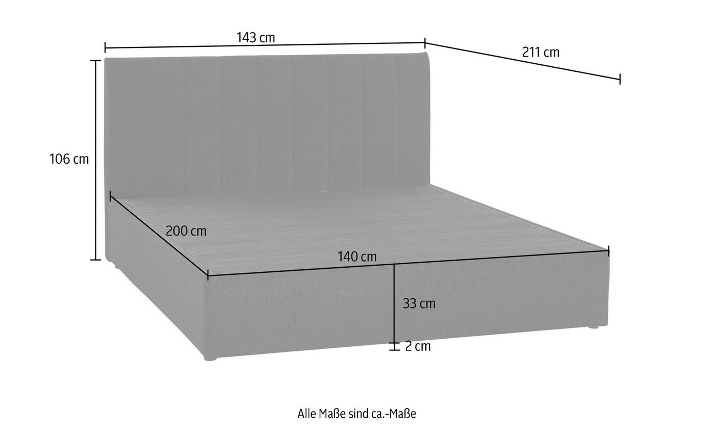 ATLANTIC home collection Boxbett Alva, wahlweise mit Matratze, wahlweise mit Matratze und Topper – Bild 5 von 5