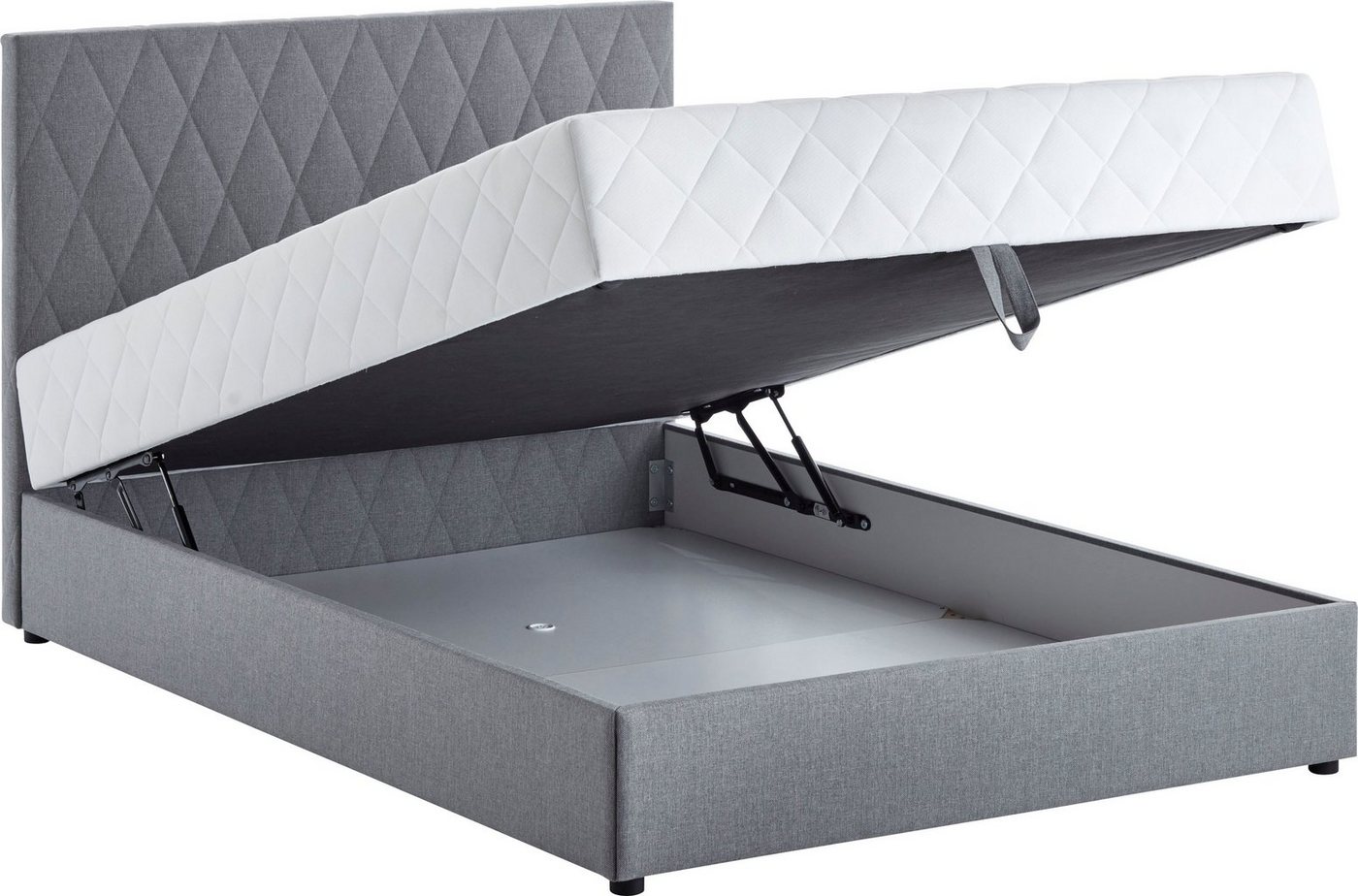 ATLANTIC home collection Boxbett "Benita", inkl. Bettkasten, erhältlich in verschiedenen Größen, inkl. Taschen-Federkernmatratze – Bild 5 von 5