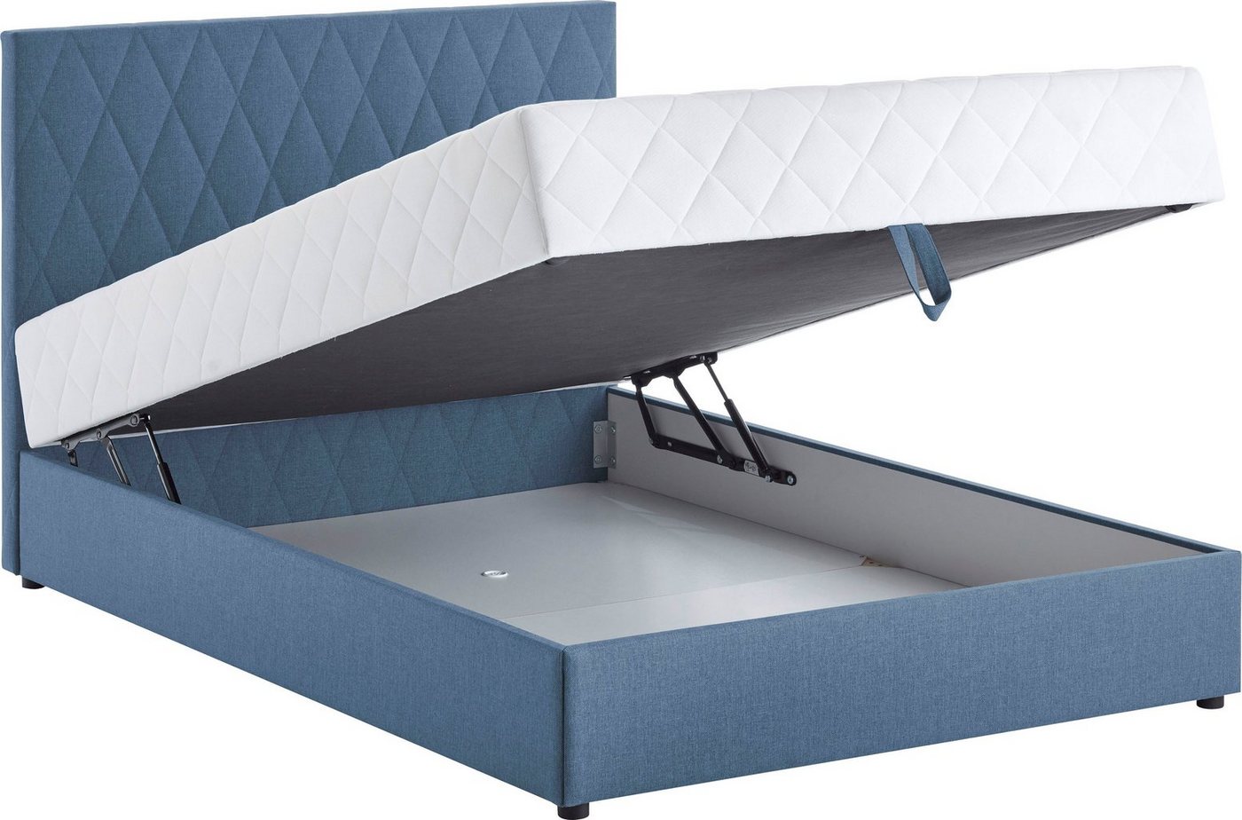 ATLANTIC home collection Boxbett "Benita", inkl. Bettkasten, erhältlich in verschiedenen Größen, inkl. Taschen-Federkernmatratze – Bild 3 von 5