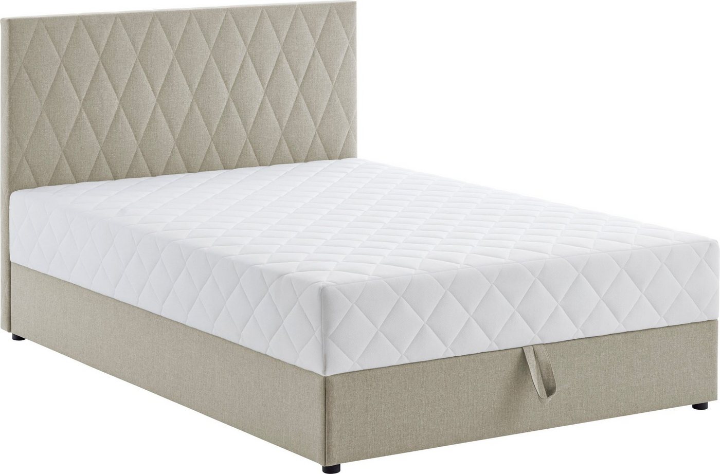 ATLANTIC home collection Boxbett "Benita", inkl. Bettkasten, erhältlich in verschiedenen Größen, inkl. Taschen-Federkernmatratze – Bild 2 von 5