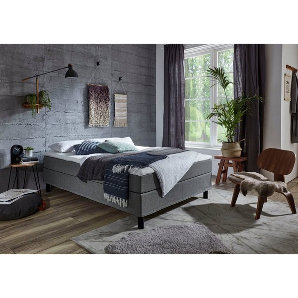 ATLANTIC home collection Boxbett Happy, ohne Kopfteil, mit Topper, wahlweise mit oder ohne Bettwaren