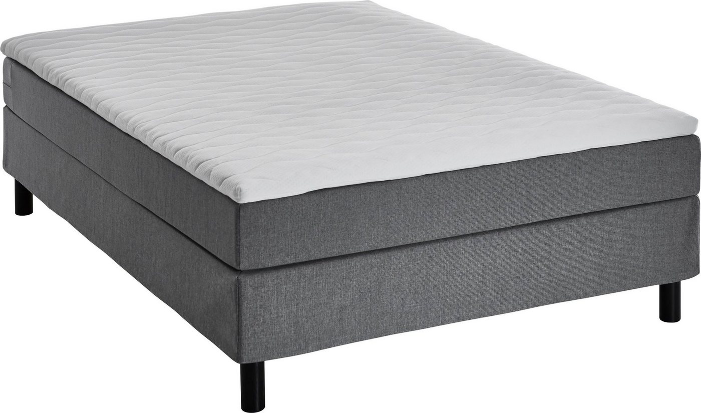 ATLANTIC home collection Boxbett Happy, ohne Kopfteil, mit Topper, wahlweise mit oder ohne Bettwaren – Bild 2 von 5