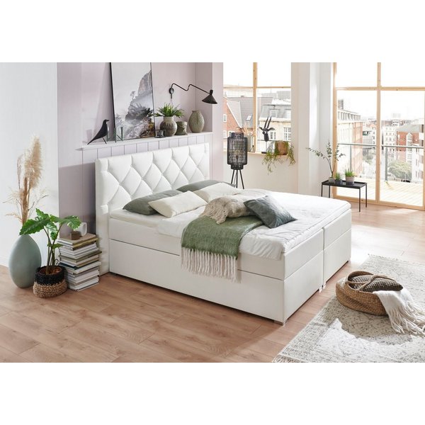 ATLANTIC home collection Boxbett Meike, mit XXL-Bettkasten und Topper