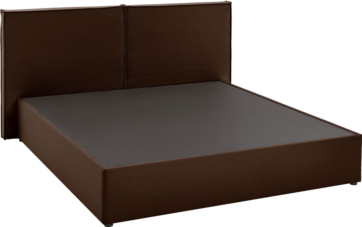 ATLANTIC home collection Boxbett NIKITA, bodentiefes Bett, wahlweise mit Matratze und Topper – Bild 2 von 5