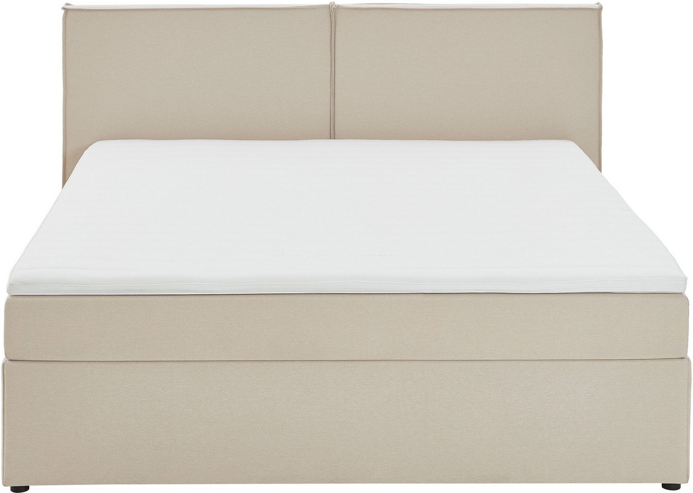 ATLANTIC home collection Boxbett NIKITA, bodentiefes Bett, wahlweise mit Matratze und Topper – Bild 3 von 5