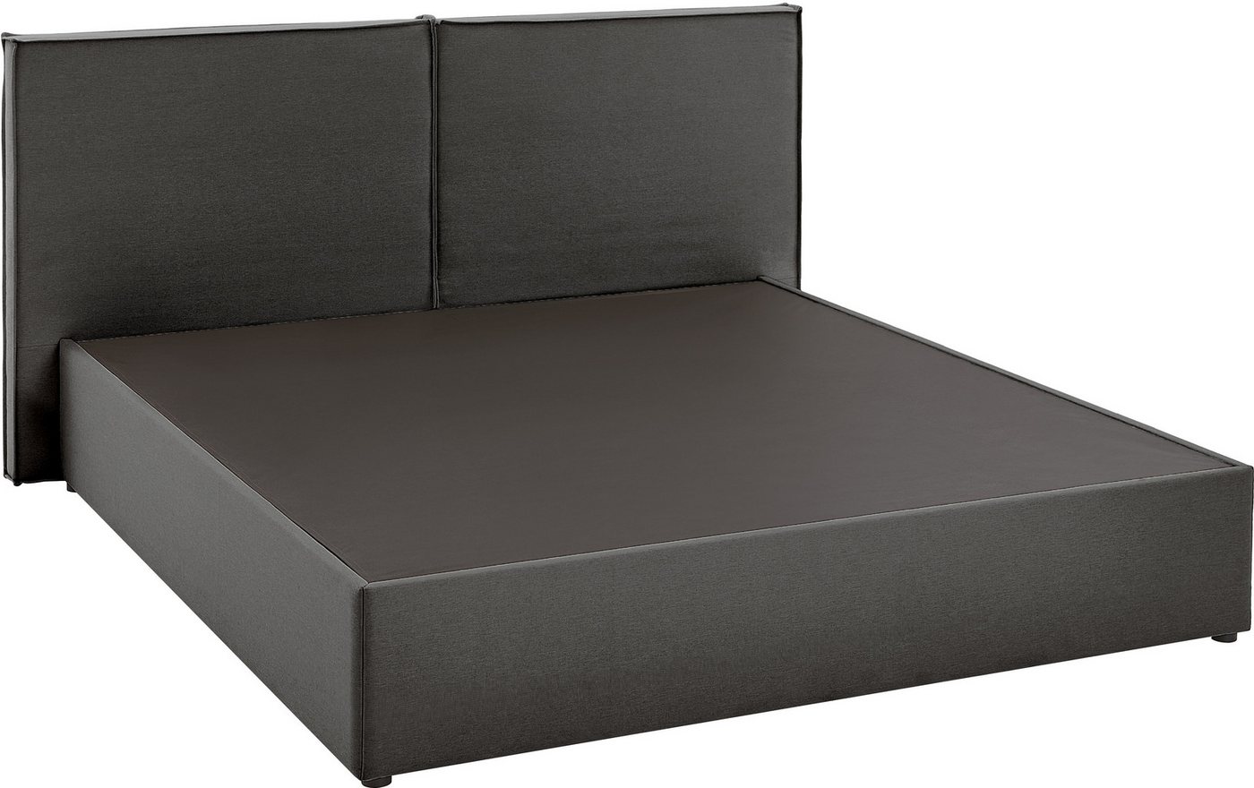 ATLANTIC home collection Boxbett NIKITA, bodentiefes Bett, wahlweise mit Matratze und Topper – Bild 2 von 5