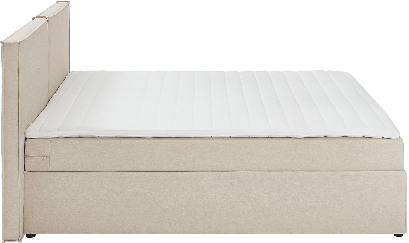 ATLANTIC home collection Boxbett NIKITA, bodentiefes Bett, wahlweise mit Matratze und Topper – Bild 4 von 5