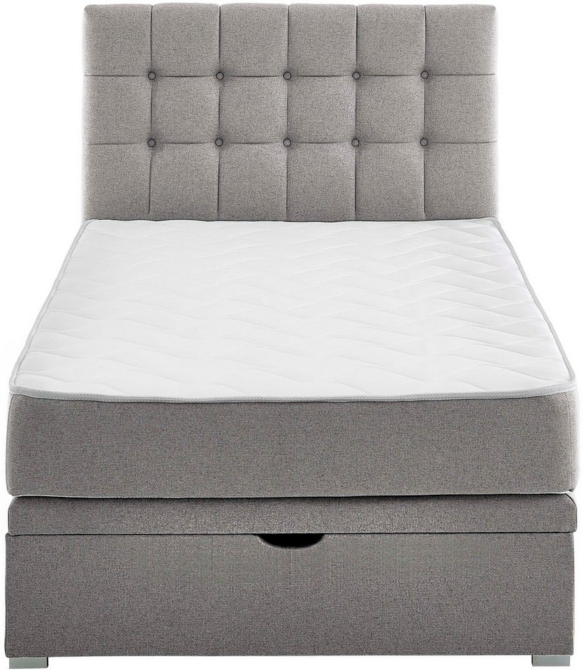 ATLANTIC home collection Boxbett Riona, erweiterbar zu Doppel- und Familienbett, wahlweise mit 120x200cm Taschen-Federkernmatratze oder ohne Matratze – Bild 5 von 5