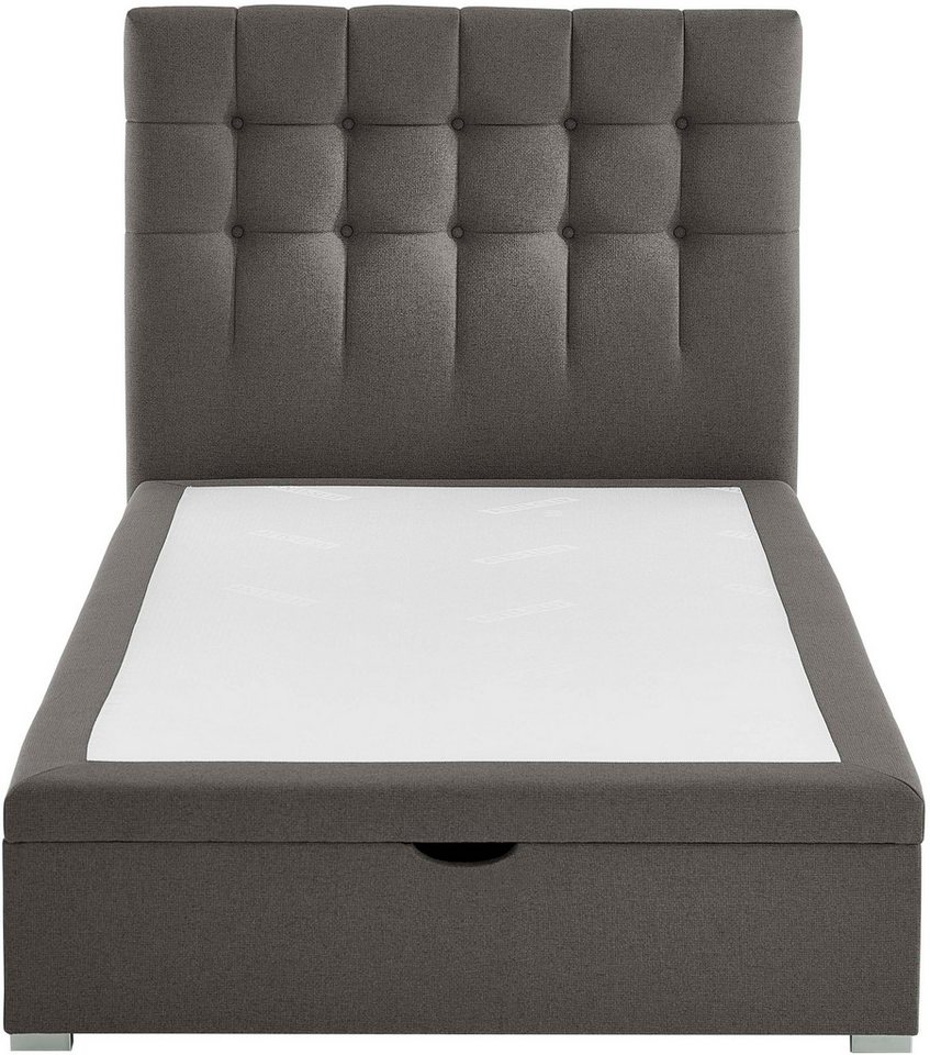 ATLANTIC home collection Boxbett Riona, erweiterbar zu Doppel- und Familienbett, wahlweise mit 120x200cm Taschen-Federkernmatratze oder ohne Matratze – Bild 4 von 5