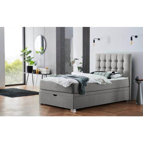 ATLANTIC home collection Boxbett Riona, erweiterbar zu Doppel- und Familienbett, wahlweise mit 120x200cm Taschen-Federkernmatratze oder ohne Matratze