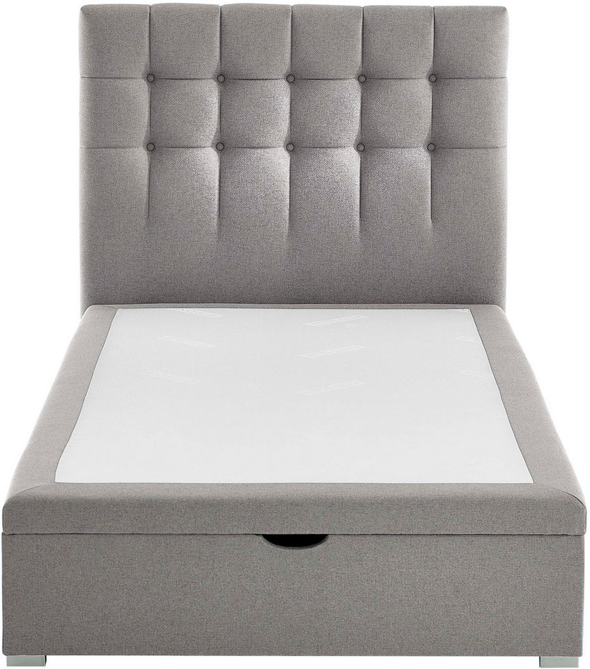 ATLANTIC home collection Boxbett Riona, erweiterbar zu Doppel- und Familienbett, wahlweise mit 120x200cm Taschen-Federkernmatratze oder ohne Matratze – Bild 4 von 5