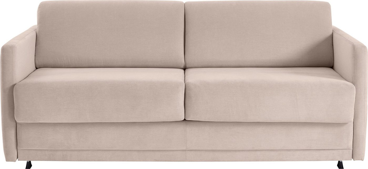 ATLANTIC home collection Schlafsofa Limone, Dauerschläfer,B: 178cm, Liegefläche: 140 x 200cm,inkl Matratze, für Dauerschläfer geeignet inklusive hochwertige Mat – Bild 3 von 5