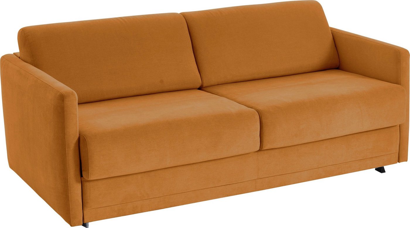 ATLANTIC home collection Schlafsofa Limone, Dauerschläfer,B: 178cm, Liegefläche: 140 x 200cm,inkl Matratze, für Dauerschläfer geeignet inklusive hochwertige Mat – Bild 4 von 5