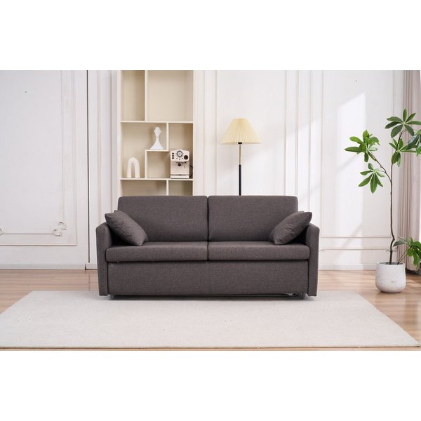 ATLANTIC home collection Schlafsofa Robin, B: 168cm, Dauerschlafsofa, inklusive Matratze, mit Matratze und Zierkissen, Dauerschläfer