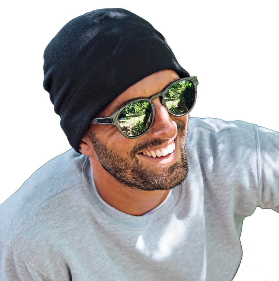 Atlantis Beanie leichte, warme Herren Mütze / Beanie für Männer aus Polarfleece Sehr weiches Gewebe – Bild 2 von 3