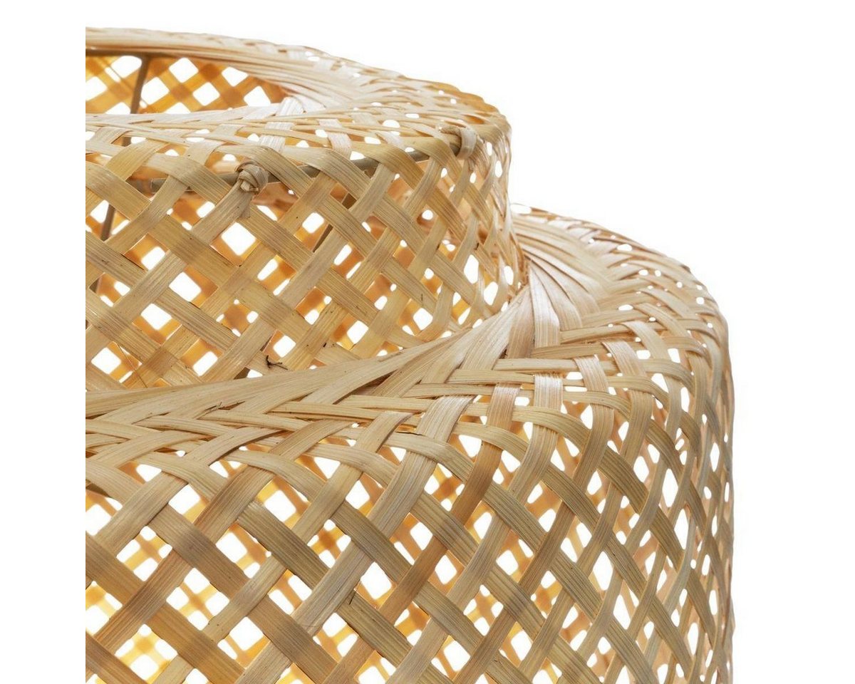 Atmosphera Créateur d'intérieur Pendelleuchte Hängeleuchte LIBY mit einem durchbrochenem Schirm aus Bambus, Ø 40 cm, Leuchte mit Dekofunktion, ohne Leuchtmittel – Bild 3 von 5