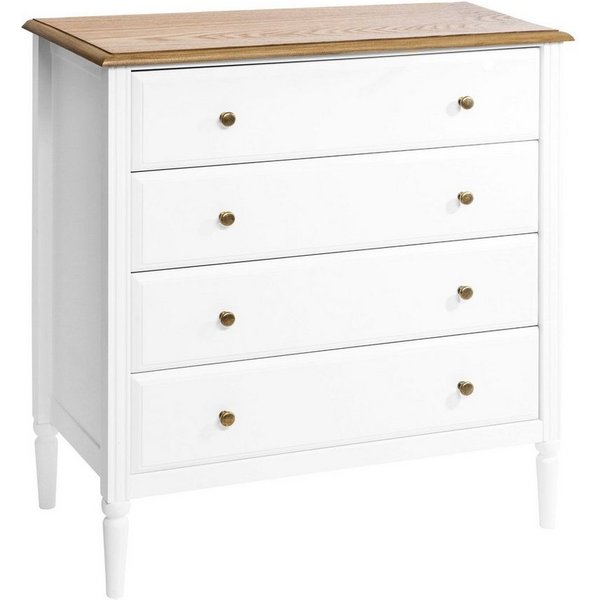 Atmosphera Créateur d'intérieur Stauraumschrank Kommode mit 5 Schubladen SOLEN, 80 x 40 x 80,5 cm