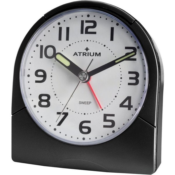 Atrium Quarzwecker A218 Analog Quarz ohne Ticken Licht Snooze Klassisch Deutlich