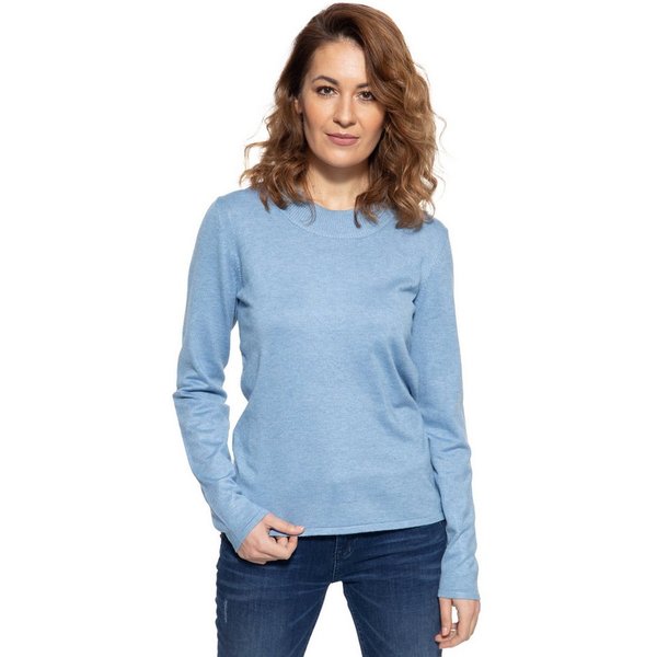 ATT Jeans Strickpullover mit Rundhals-Ausschnitt