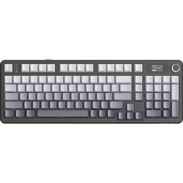 ATTACK SHARK X98PRO Tri-Mode Gasket Mechanische Gaming-Tastatur Gaming-Tastatur (LED-Farbbildschirm und CNC-Knopf,RGB,4000 mAh)