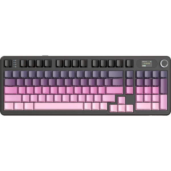 ATTACK SHARK X98PRO Tri-Mode Gasket Mechanische Gaming-Tastatur Gaming-Tastatur (LED-Farbbildschirm und CNC-Knopf,RGB,4000 mAh)